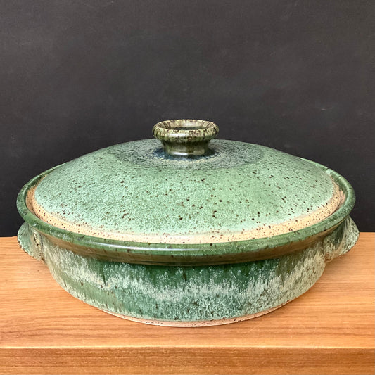 Lidded Casserole Speckled Green - 1 Qt