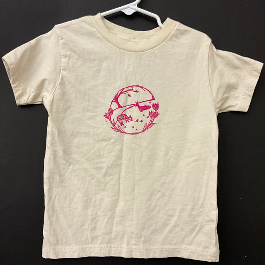T-Shirt “Alpaca Meadow” Off White, Size 4
