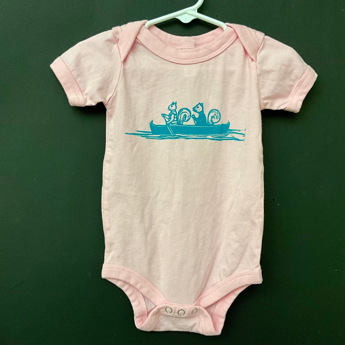 Onesie “Paddlers” Pink, 6-12 Months