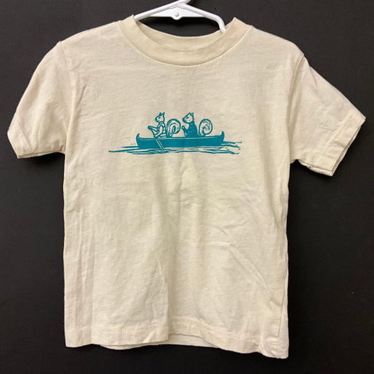 T-Shirt “Paddlers” Off White, Size 3