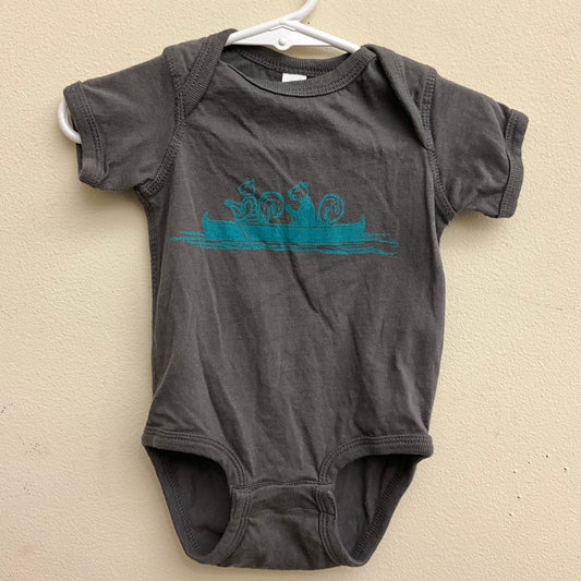 Onesie “Paddlers” Grey, 12 months