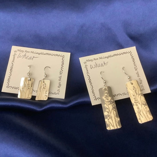 Silver “Wheat” Design Jewelry