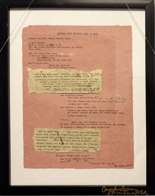 Lesbian Love (Lust) Letter