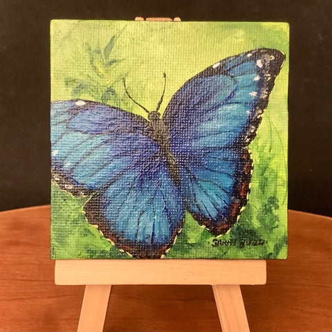 “Butterfly III" miniature oil on canvas