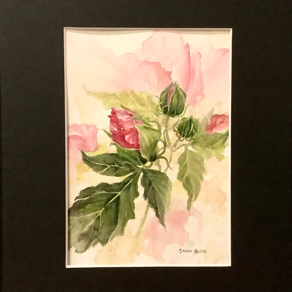 “Hibiscus in Bloom" Original Watercolor