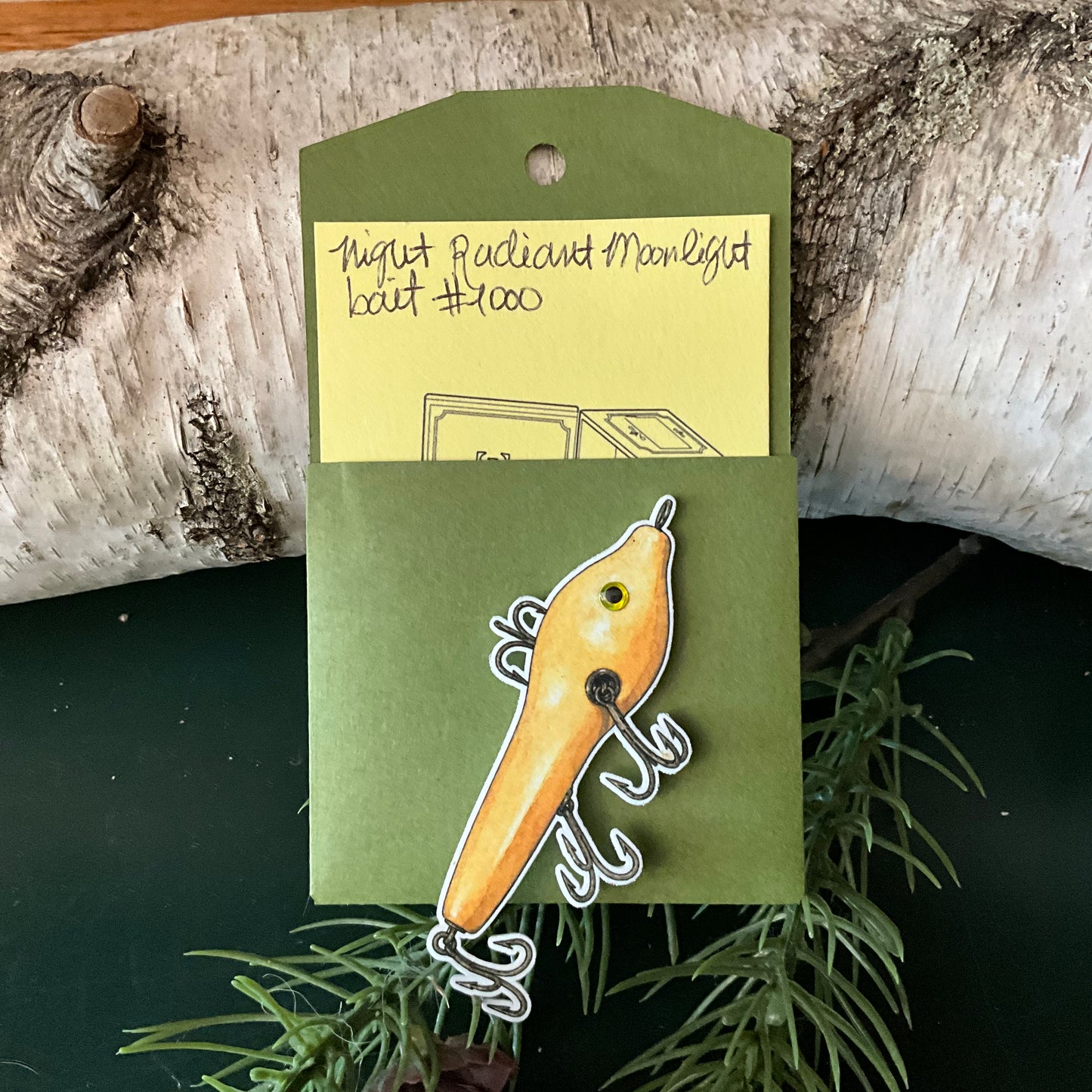 Night Radiant Moonlight Bait #1000 Vintage Lure Magnet