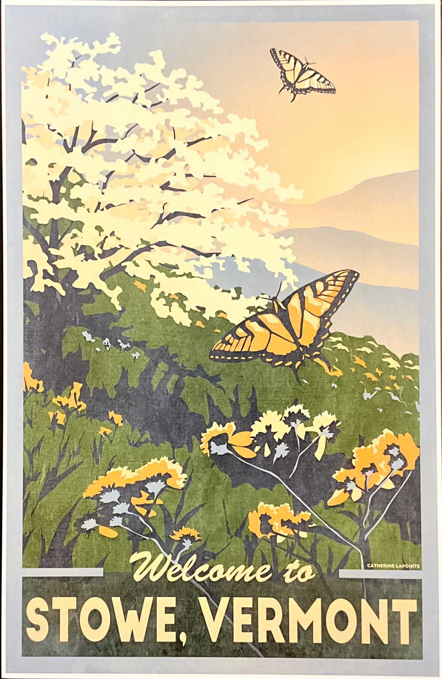 Welcome to Stowe Vermont Poster