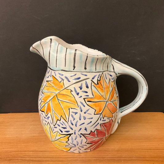 Small Pitcher Fall Leaves