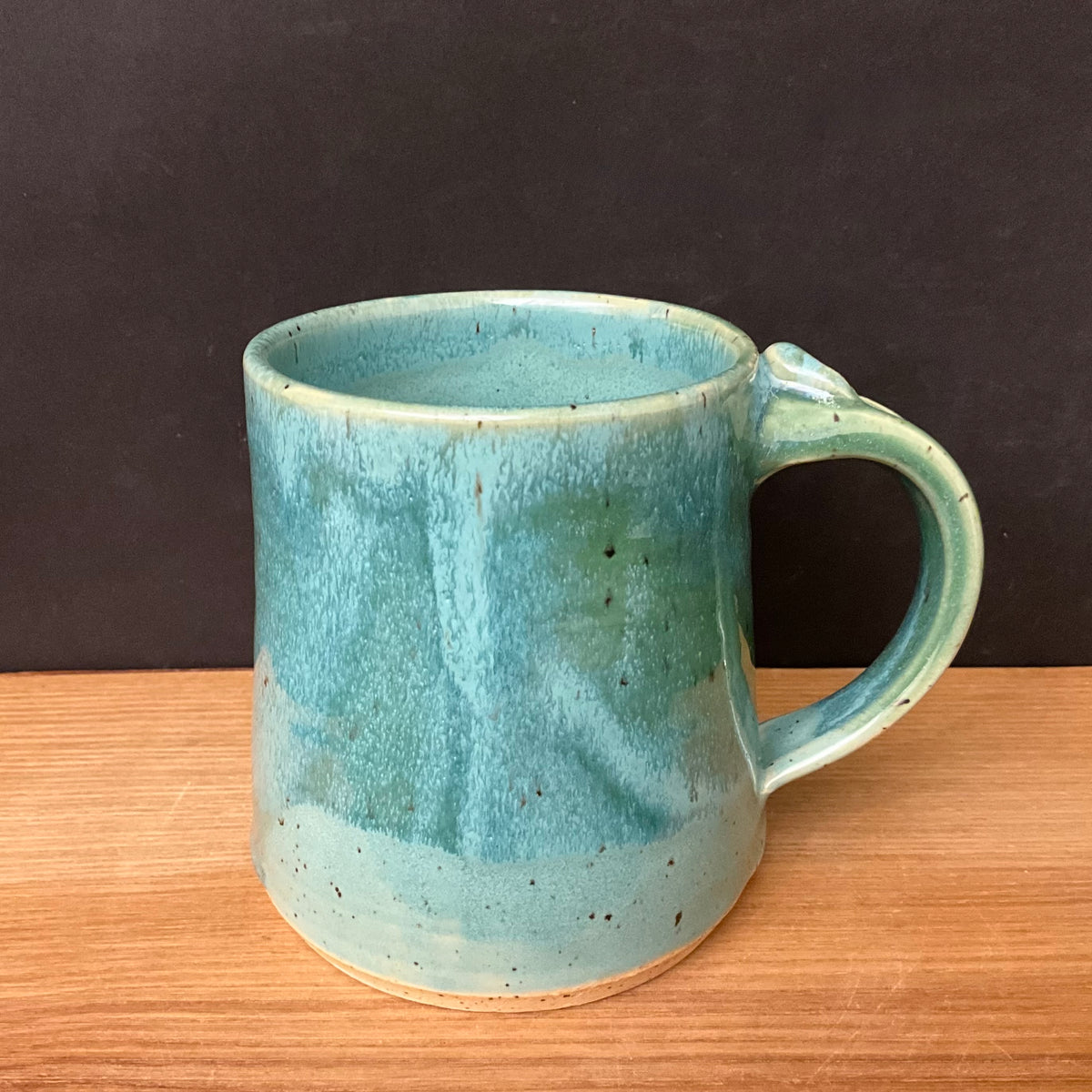 Tapered Mug in Turquoise & Green