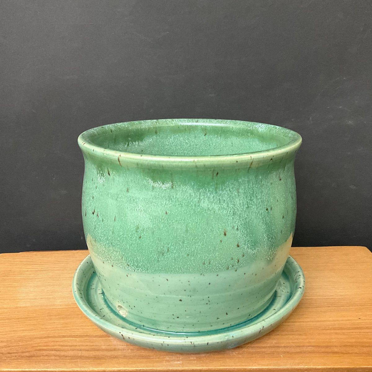 Planter in Shades of Green