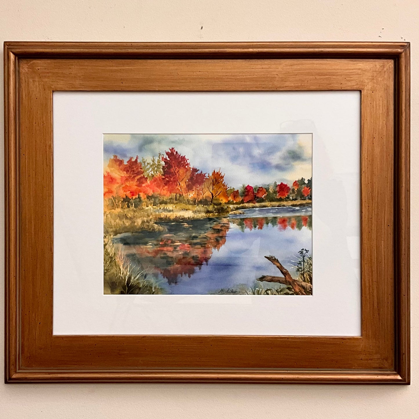 Adirondack Glory Framed Print from an Original Watercolor