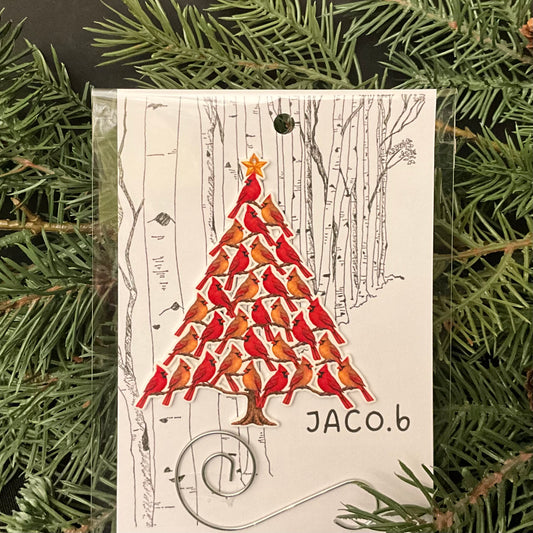 Northern Cardinal Christmas Tree Ornament