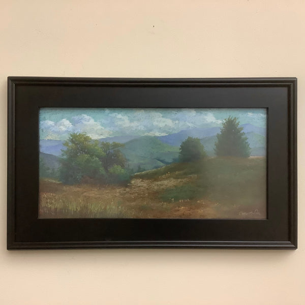 High Meadow Original Framed Pastel