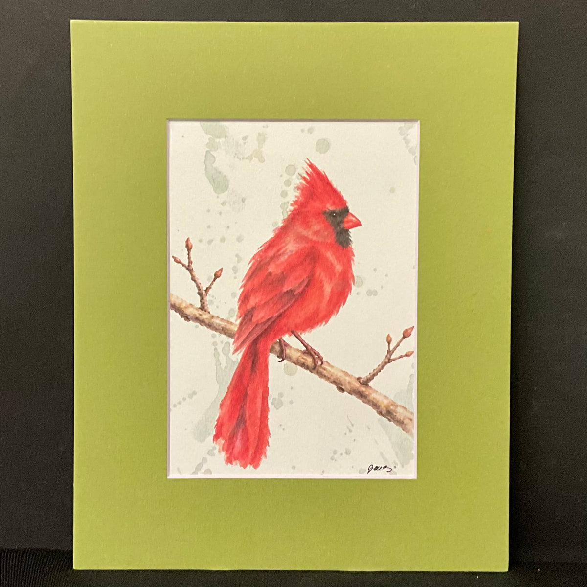 Cardinal Watercolor Print