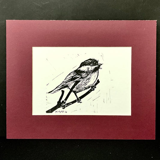 Original Chickadee Print