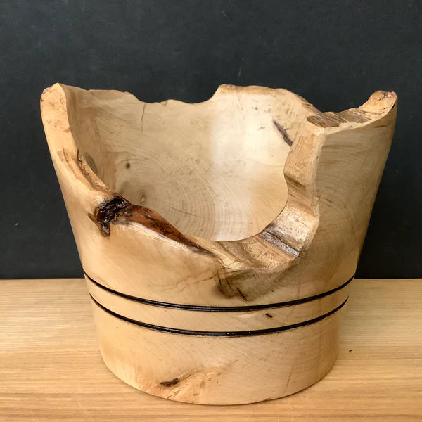 “Live Edge” Maple Bowl