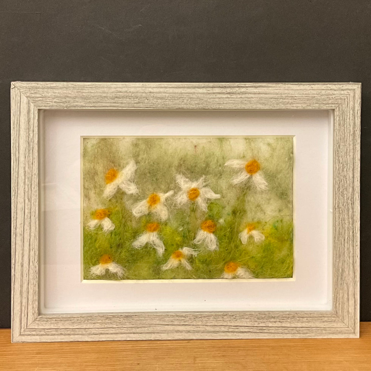 "Daisy" Hand Felted Painting