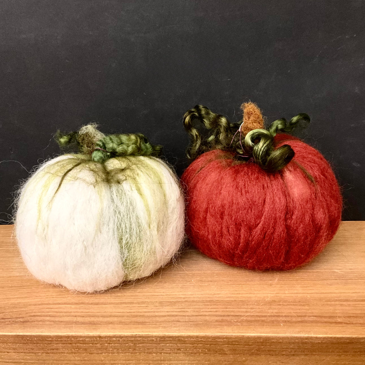 Assorted Large Felted Pumpkin