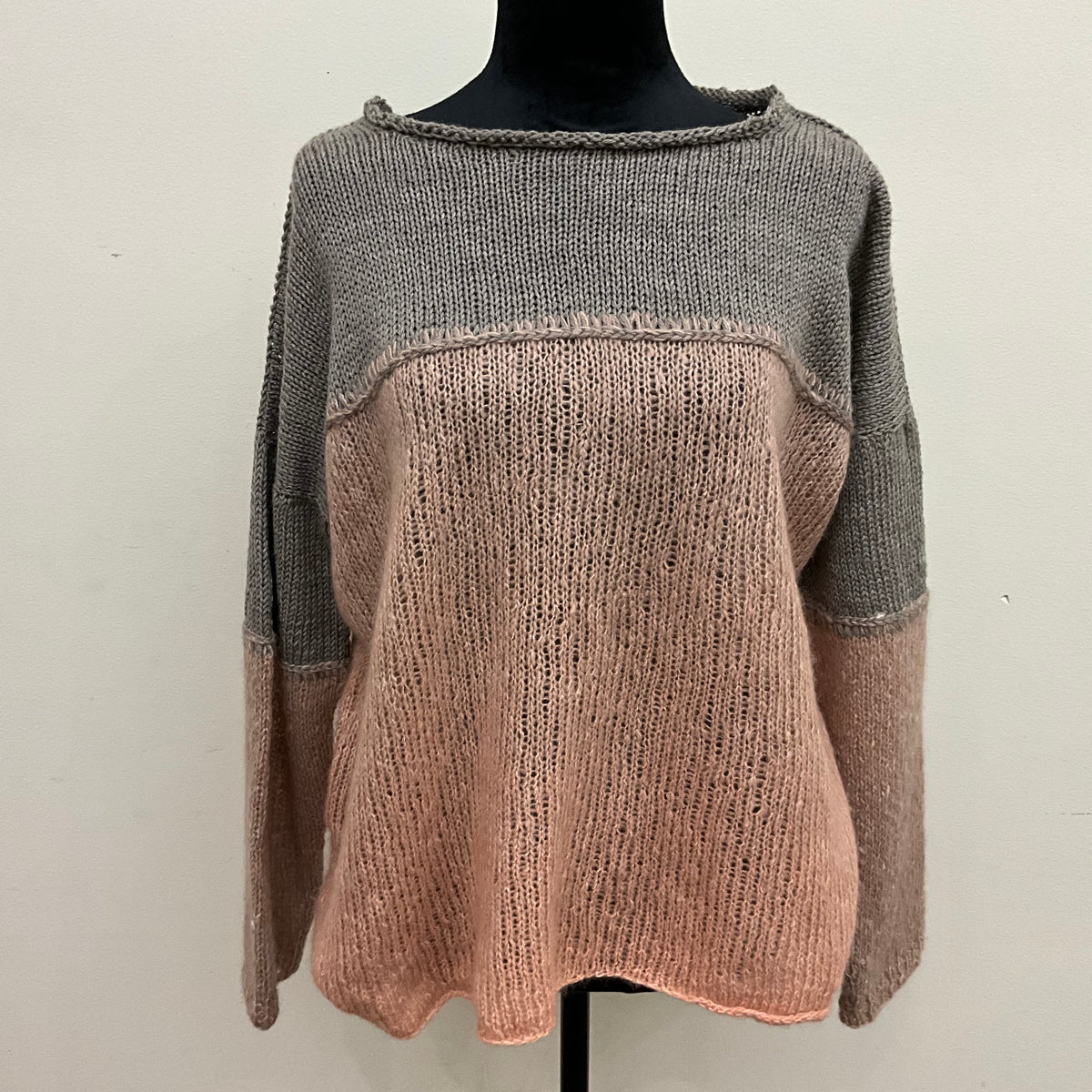 “Wild at Heart” hand knitted sweater