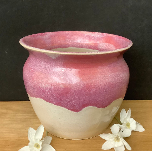 Pink White Vase