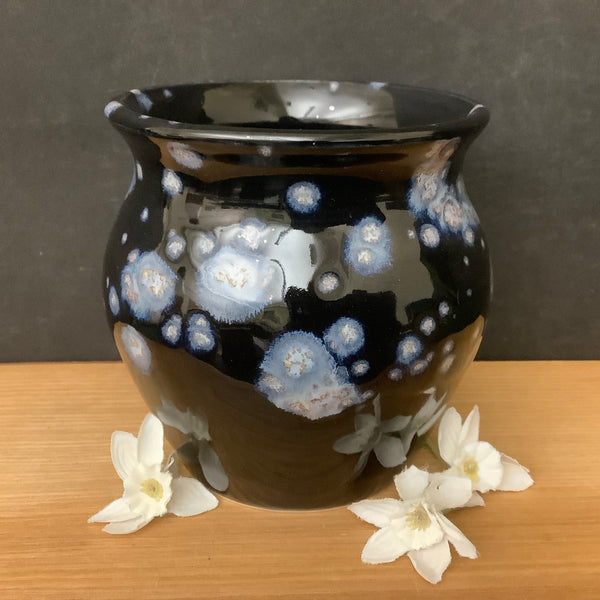 Black and Blue Cosmic Vase