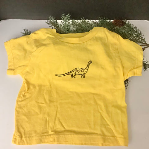 Cotton T Shirt Bright Yellow Size 3