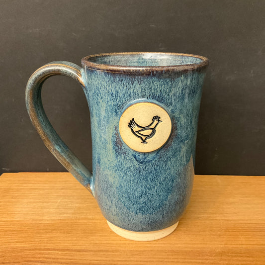 Mug Blue Chicken Design
