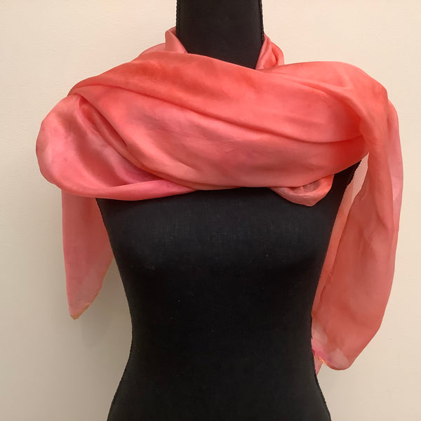 “Alchemy” Wrap Scarf in Salmon Pink