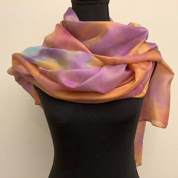 “Alchemy” Wrap Scarf in O'Keeffe Colorway