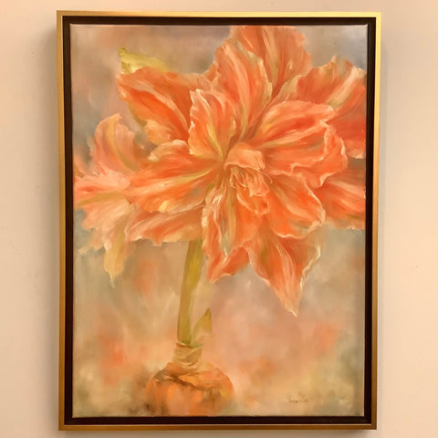 “Amaryllis" Oil on Canvas