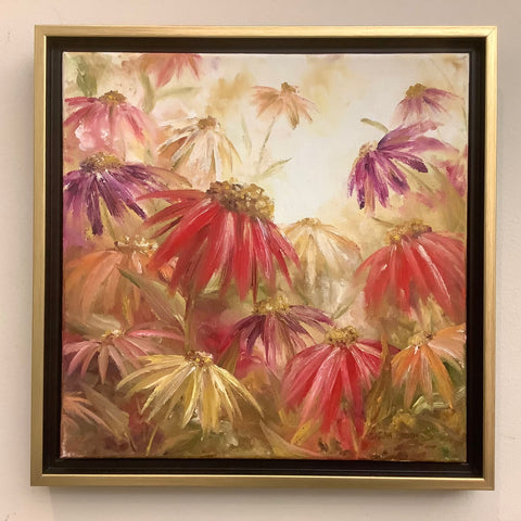 “Garden of Echinacea" Oil on Canvas