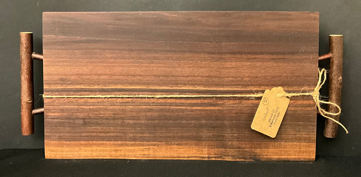 Walnut Cutting Board with Wood Handles(D)