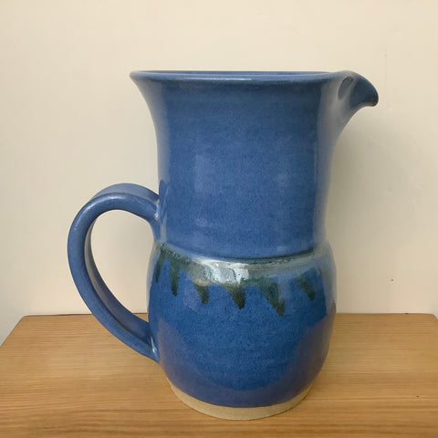 Large Blue Pitcher