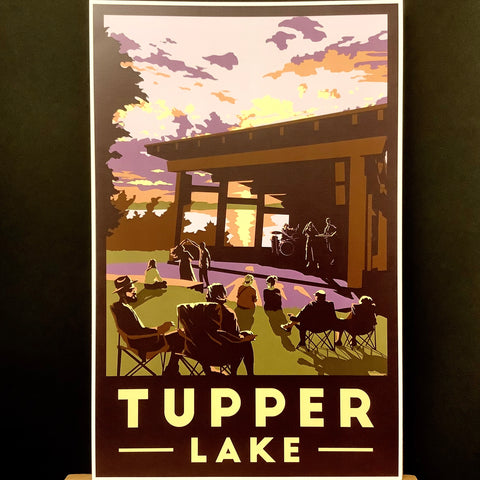 Tupper Lake  Travel Poster