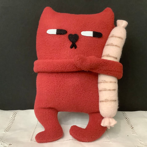 Sneaky Fox with Sausage plushie