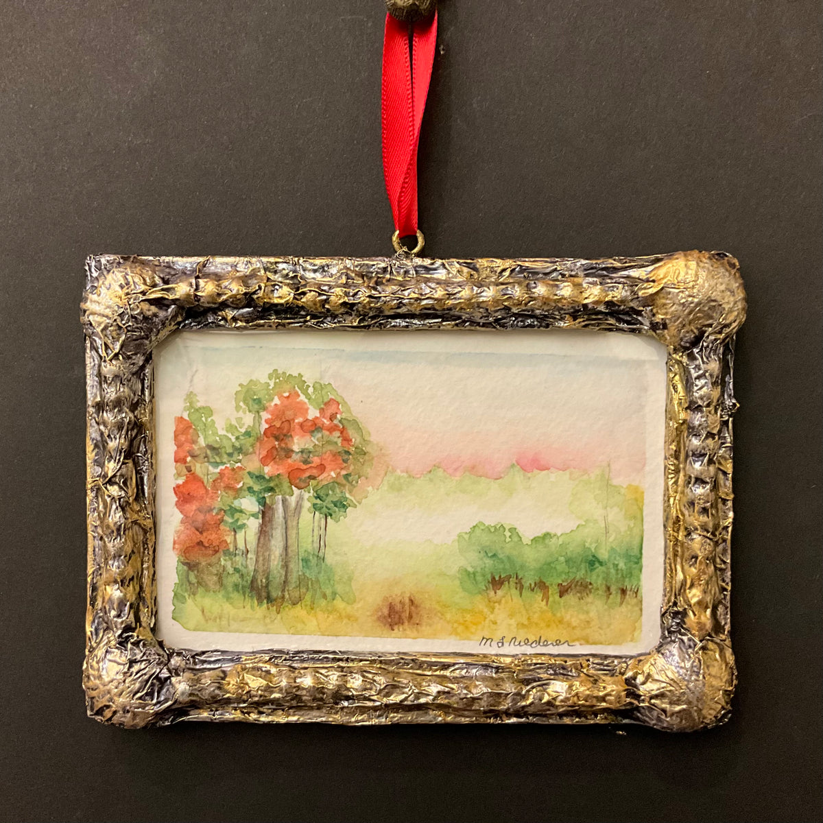 Fall Landscape in Handmade Frame