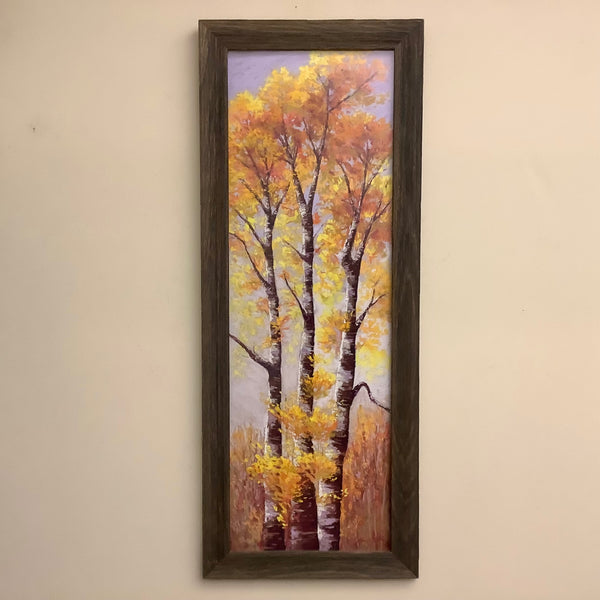 Autumn Flame Original Framed Pastel