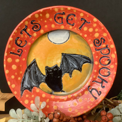 Mini Plate “Spooky” Bat