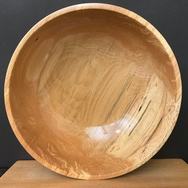 Beech Bowl with Chain Pattern