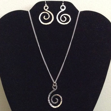 Silver Open Swirl Jewelry