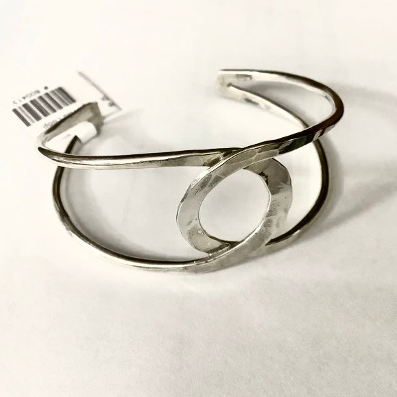 Silver Bracelet Two Loop