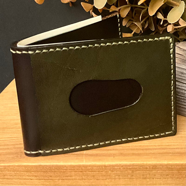 Corky Bi-Fold Wallet Dark Brown