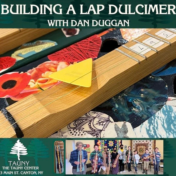 Youth Lap Dulcimer Workshop, February 14th, March 7th, and March 21st, The TAUNY Center 53 Main Street, Canton