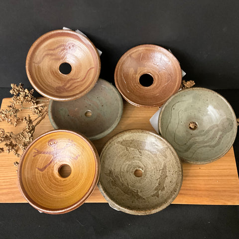 Salt Glazed Stoneware Soap Dishes