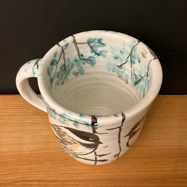 Chickadee mug on White