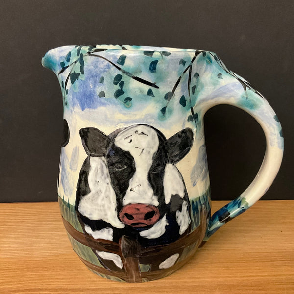 Pitcher with Holsteins