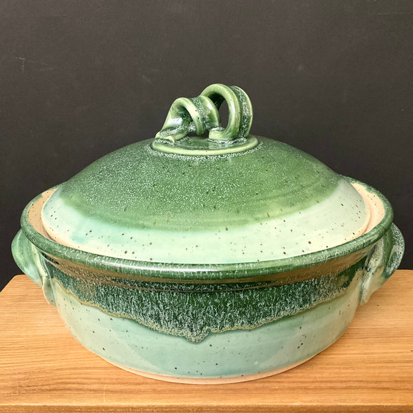 Green Lidded Casserole - 6 Qt