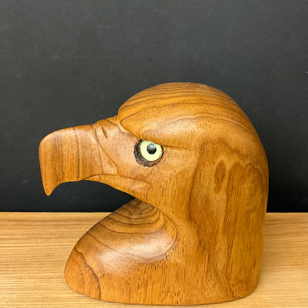 Hand Carved Eagle Head