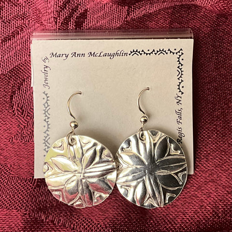 5/8” Petal Disc Drop Earring