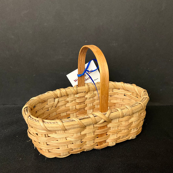 Petite Basket with Wood Bottom